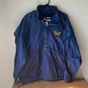 Vintage Nike University of Michigan Anorak Windbreaker